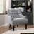  Bania 28" Modern & Contemporary Accent Chair - Chenille Accent Chair Elegant Button-Tufted Back, Dacron Wrapped Seat Cushion-1121311430