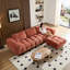 Canapé modulaire convertible en L 111,81 po, plus confortable avec canapé en L, moderne-1279826579