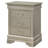 Charming Silver Champagne Nightstand