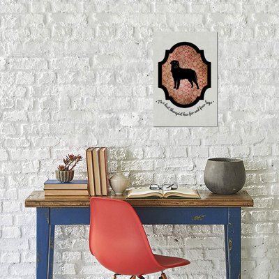 " Rottweiler (Black&Red) I " by 5by5collective