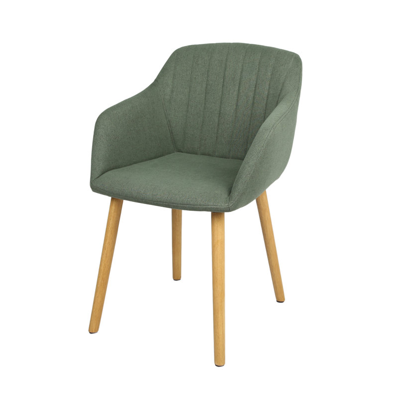 Upholstered Armchair, Green