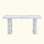 Stylish Marble-Patterned Dining Table, Featuring Transparent Glass Design, Delicate Texture, And Minimalist Durability