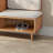 43.3in Rattan Woven Shoe Bench