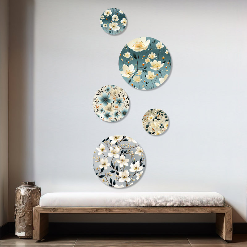 Ensemble de 5 motifs d'art mural Mathilda