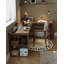 Bureau moderne en L en bois massif avec armoires-1524123868