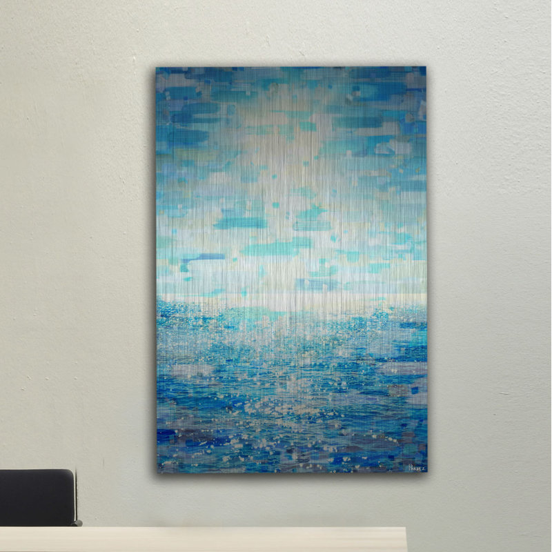«Better Days» par Parvez Taj - reproduction sur métal, H 45 po x l 30 po x P 1,5 po