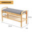 Banc de rangement pour chaussures