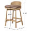 Cloris Swivel Stool-Altair Sienna-Counter & Bar-1332471328-1332471329-1323590428