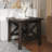 Cudahy Farmhouse Style Solid Wood End Table with Traditional Crisscross Accents-2130686694-2130686695