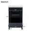 Petit meuble-lavabo moderne de 20 pouces avec lavabo en céramique - 20 * 14,5 * 33,3 pouces, rangement spacieux, 1 porte à fermeture douce-590985318