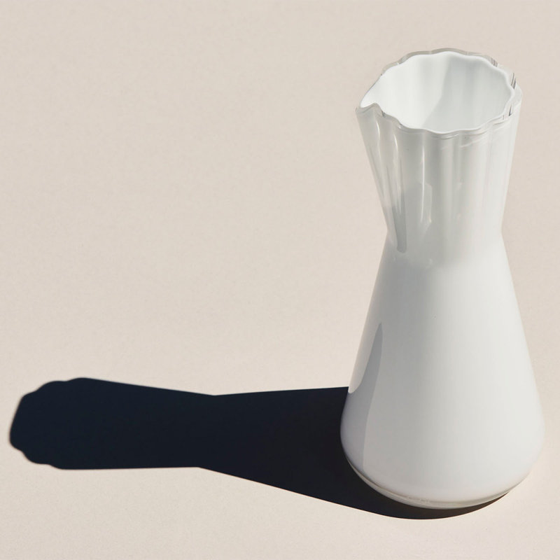 Lady Carafe, Opal White