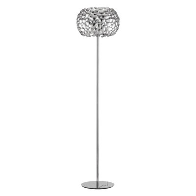 Fennell 163cm Chrome Traditional Floor Lamp