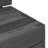 Union Rustic Garden Pallet Middle Sofa Solid Pinewood Dark Grey