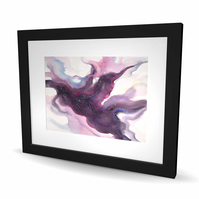 Milky Way - Earth & Galaxy Spiritual, reproduction encadrée, H 16 po x l 20 po
