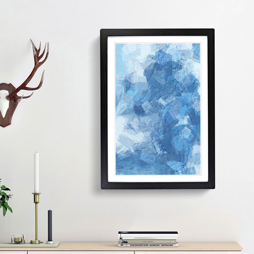 Burst Bubble in Abstract - Picture Frame Painting Print