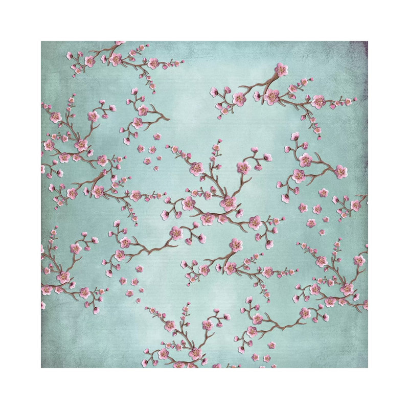Sakura - Love by Monika Strigel - Wrapped Canvas Print, 45.72 cm H x 45.72 cm W x 1.91 cm D