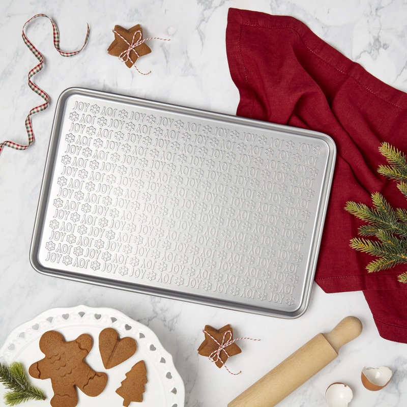 17-Inch Nonstick Carbon Steel Holiday Cookie Sheet