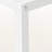 Randy White Finish Entryway Accent Table With Metal Frame, 31.86" H X 35.87" W X 35.87" D