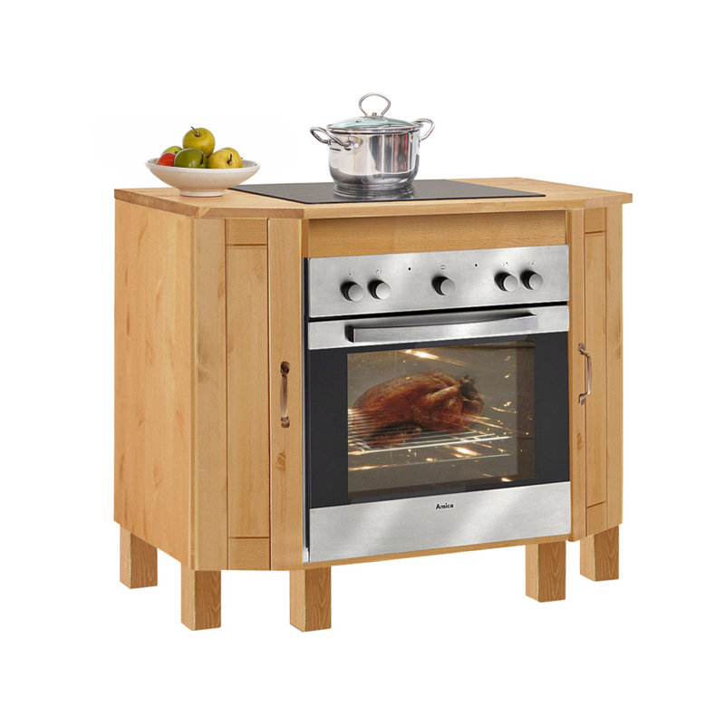 Martindale 85cm Kitchen Pantry, Stain Wax