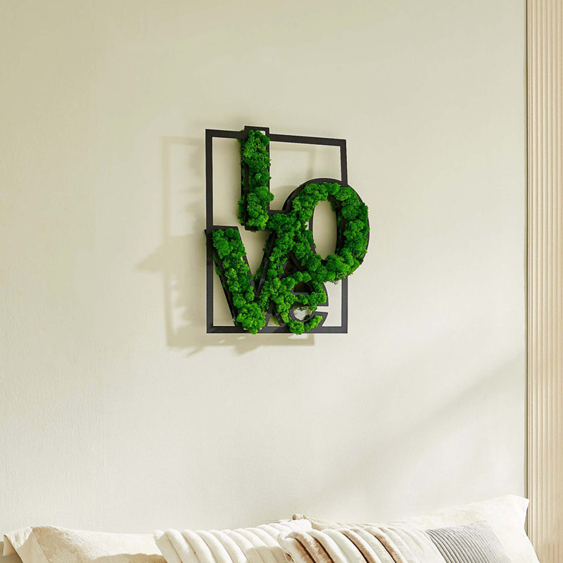 Art mural lettre «Love»