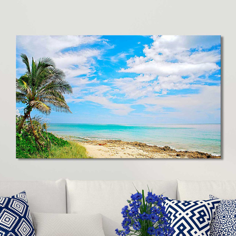 «Paradise», reproduction de photo, H 18 po x l 30 po x P 1 po, Toile tendue
