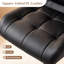 Ensemble de 2 tabourets de bar réglables en cuir de polyuréthane avec repose-pieds et dossier Orren Ellis-407801590