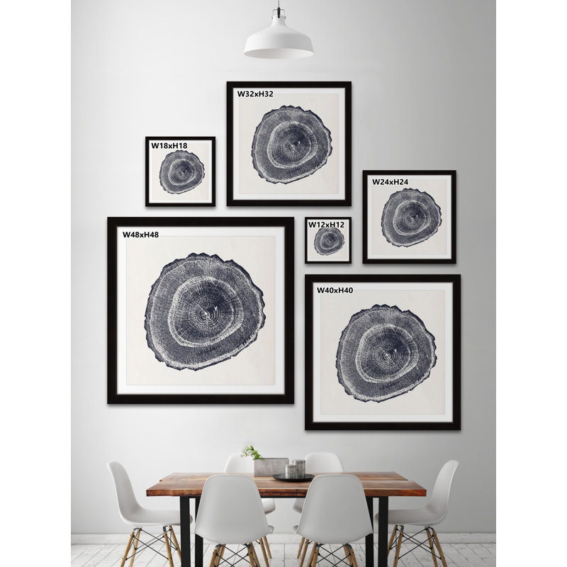 Tree Ring III - Impression de cadre photo sur papier, H 24 po x l 24 po x P 1,5 po