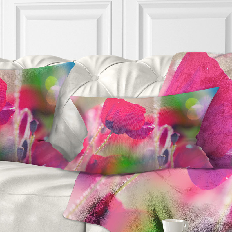 Coussin lombaire pour les fleurs à l’avant-fermeture