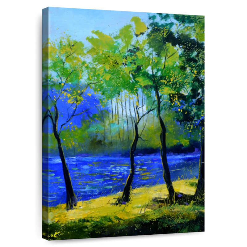 Alvord Mystical Blue River, 36" H x 24" W