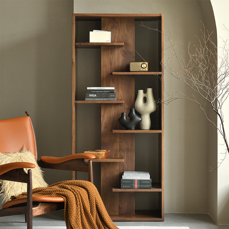 Bibliothèque de style américain, H 70,80 po x l 31,5 po x P 15,7 po
