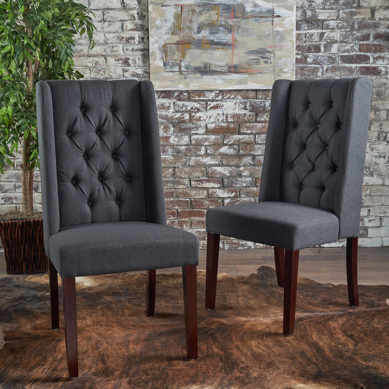 Chaise de salle à manger, Gris anthracite