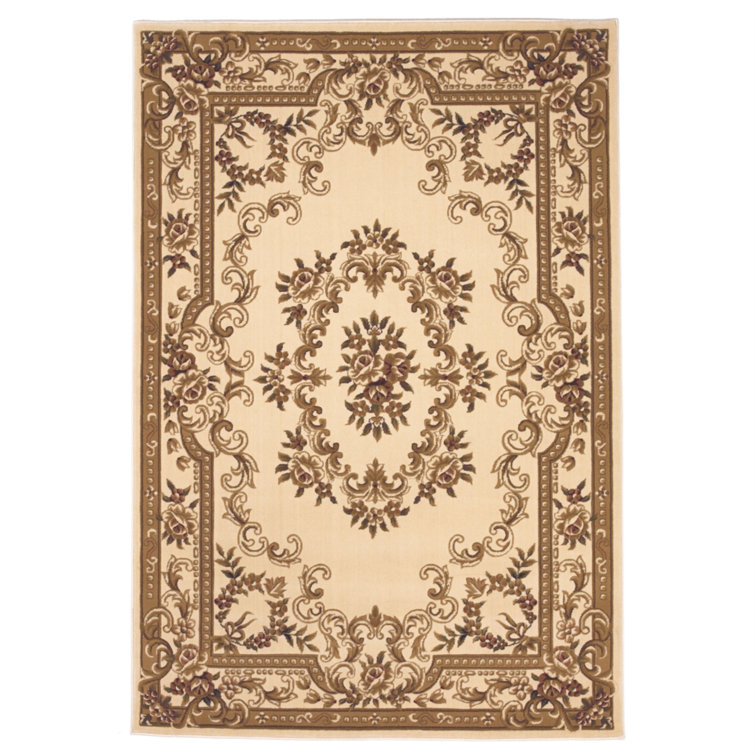 Tapis ivoire Corinthian Aubusson
