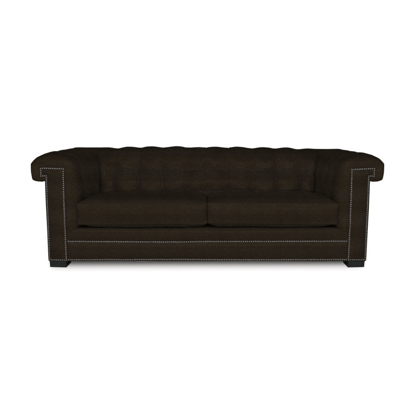 Surrey Leather Sofa, Coffee Amadeus Genuine Leather, Espresso