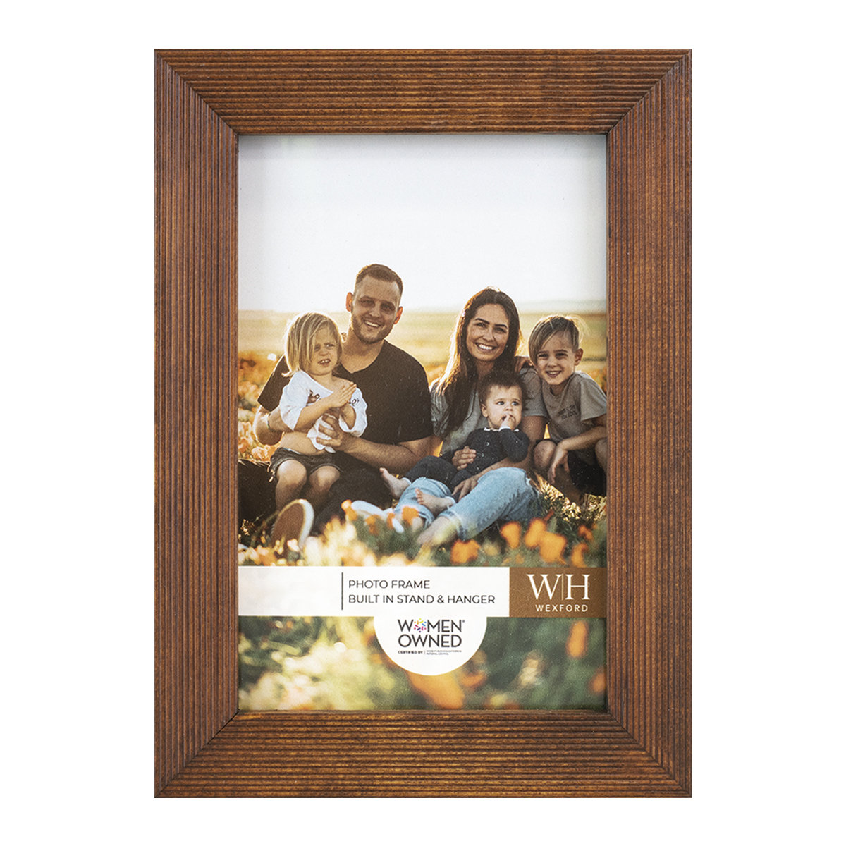 Apolline Wood Picture Frame, 4" x 6", Walnut