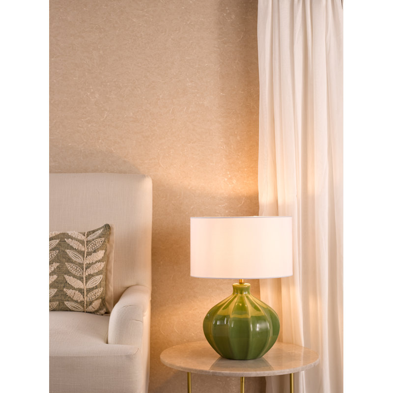 Ceramic Table Lamp Lamp, Green