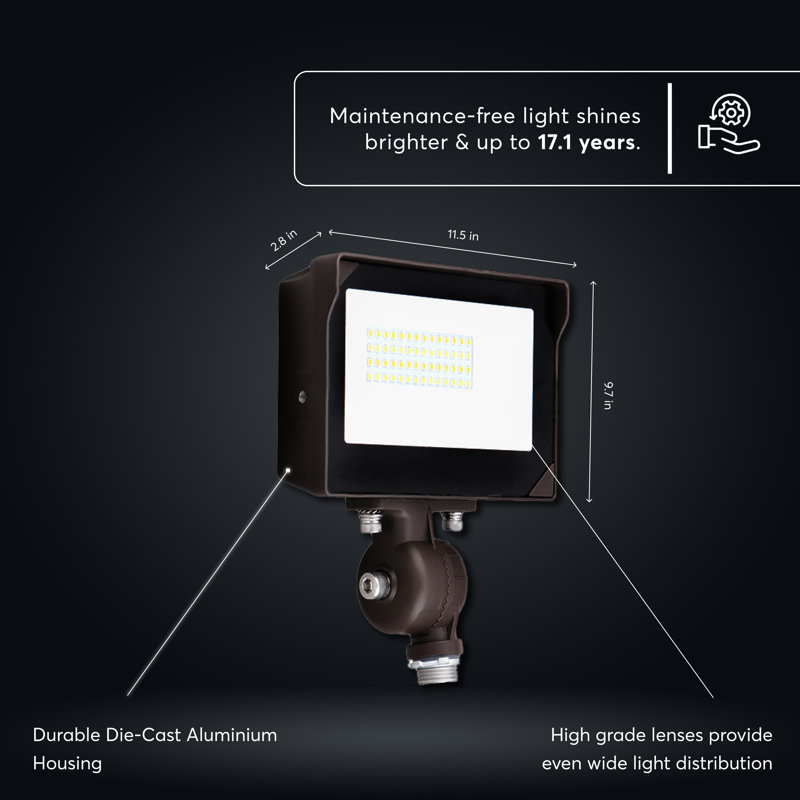 Projecteur DEL à DEL - 21 000 lumens - 4 000 K - bronze