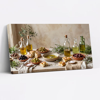 Olive Oil Canvas Wall Art Set Of 1