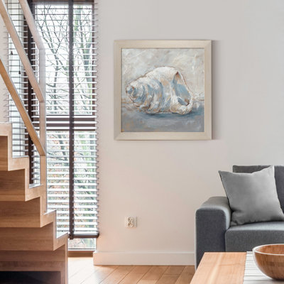 «Blue Shell Study IV», reproduction sur toile encadrée
