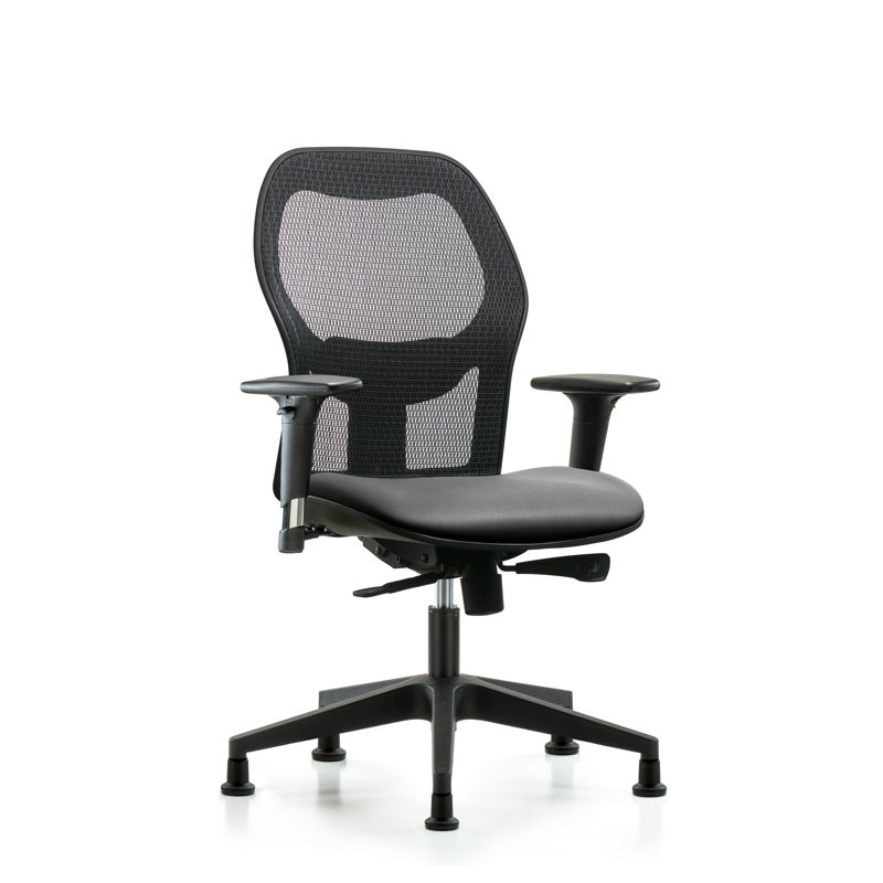 Chaise de travail ergonomique, Argenté, Oui, Patins