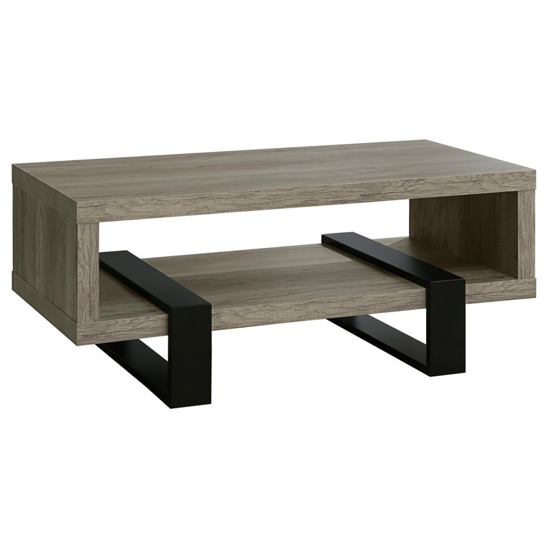 Table basse à 1 tablette Grey Driftwood
