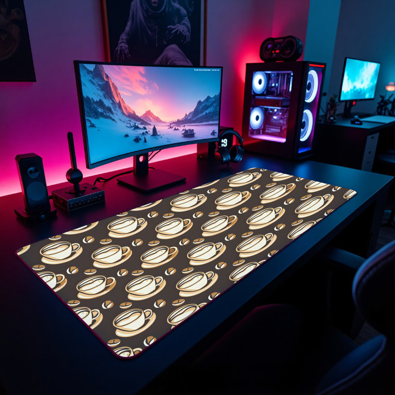 Polyester Desk Pad, 14.4x12.1