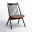 Chaise de salle à manger en cuir Vegan