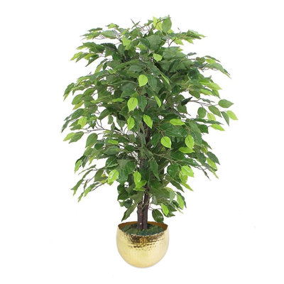 90cm Faux Tree in Metal Planter
