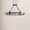 Brisa Steel Dimmable Drum Chandelier