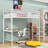 Metal Loft Bed With Desk And Staircases-205534939-205534940