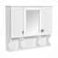 Armoire à pharmacie murale moderne pour la salle de bain, armoire de rangement murale pour la salle de bain avec miroir, armoire économiseur d'espace au-dessus de la toilette avec barre à serviettes-1822949976