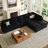Wylodene 9-Piece Reversible Modular and Standard Velvet Sectional with Storage -1697751394