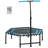 45" Rebounder Trampoline for Adults, Mini Trampoline Indoor with Colorful LED Lights and Adjustable Handle, Quiet and Safe Bungee Rebounder-106341381