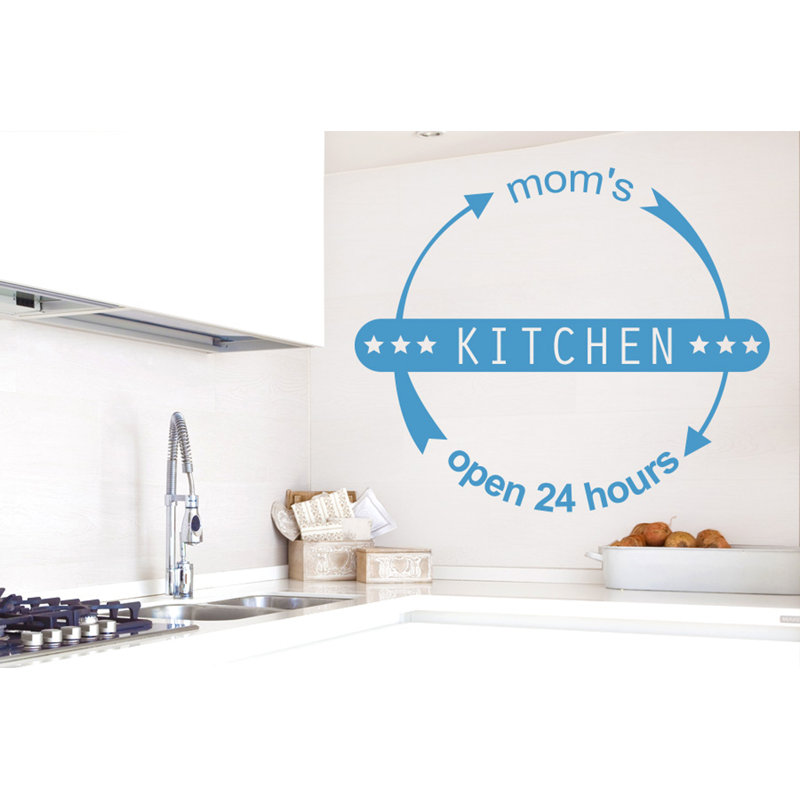 Wall Decal, Blue, Medium