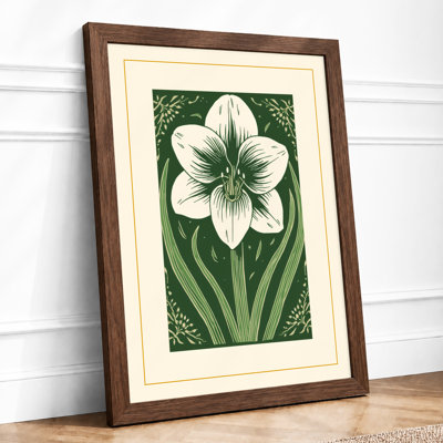 Woodblock Botanical - Framed Print